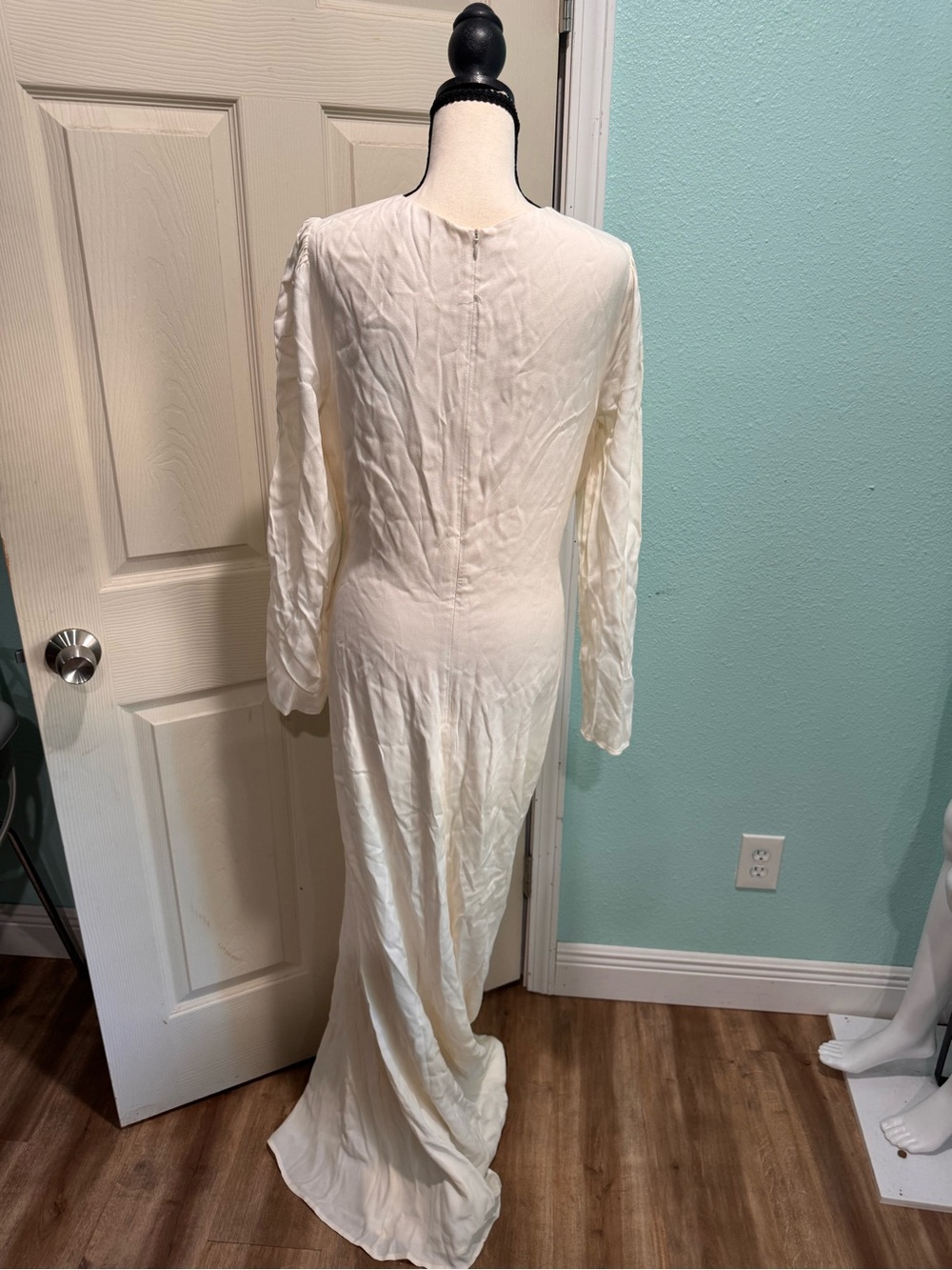 Reformation Gatsby Dress Maxi Ivory NWT - Picture 6 of 8